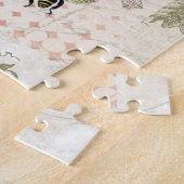 モダンヴィンテージ農家フランスのガーデンパズル ジグソーパズル (側面)