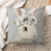 モダンヴィンテージ農家白兎 クッション (ブランケット)