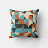 モダンヴィンテージ:ジオメトリレトロ形状。 クッション (裏面)