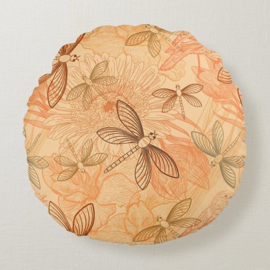 モダンヴィンテージ ラウンドクッション (正面)