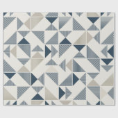 モダン三角形ラッピング紙 ラッピングペーパー (フラット)
