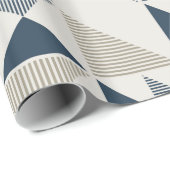 モダン三角形ラッピング紙 ラッピングペーパー (ロールコーナー)