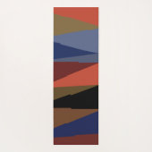 モダン上昇非対称三角形パターン ヨガマット (裏面)