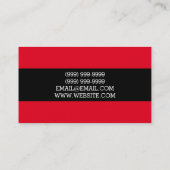 モダン不動実在産資産代理店ビジネ 名刺 (裏面)