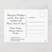 モダン不動産仲介業者パーソナライズされたの挨拶 シーズンポストカード (裏面)