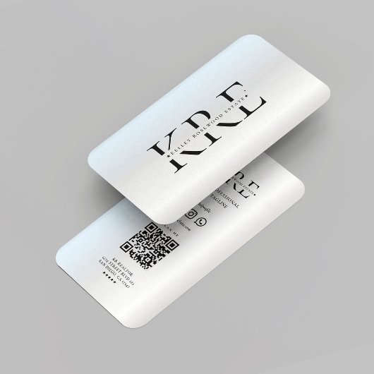 モダン不動産仲介業者モノグラ実在ムエステート剤銀 名刺