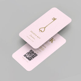 モダン不動産仲介業者実在エージェントイニシャル 名刺