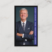 モダン不動産仲介業者実在不動産QRコード 名刺 (正面)