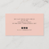 モダン不動産仲介業者実在写真 名刺 (裏面)