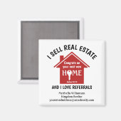 モダン不動産仲介業者Iはエスティ実在ングマグネットを販売 マグネット (正面/裏面)