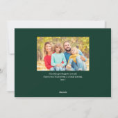 モダン不気味Pumpkin Scriptハロウィーン写真 シーズンカード (裏面)