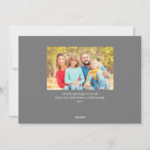 モダン不気味Pumpkin Scriptハロウィーン写真 シーズンカード (裏面)