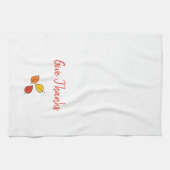 モダン与えと葉 キッチンタオル (横)