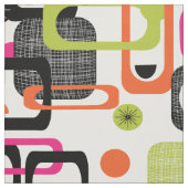 モダン世紀半ファンキーば幾何学模様 ファブリック (見本)