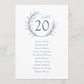 モダン中国の結婚座席表 プログラム (正面)