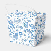 モダン中国の食インクスケッチ取り出しボックス フェイバーボックス (裏面サイド)