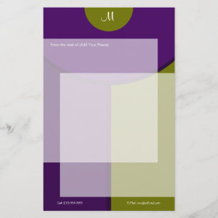 モダン二音 便箋