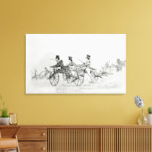 モダン五輪数， c.1820 キャンバスプリント (インサイチュ (リビング))