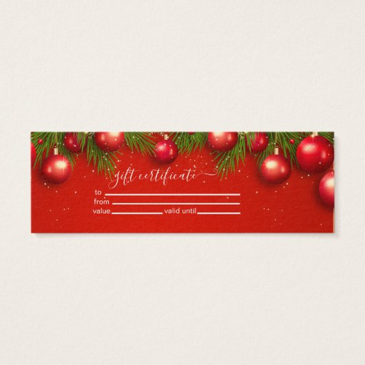 モダン企業のクリスマス (裏面)