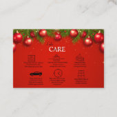 モダン企業のクリスマス 名刺 (正面)