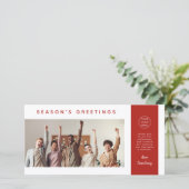 モダン企業のスタイリッシュBusiness Teamの写真 |赤 シーズンカード (スタンド正面)