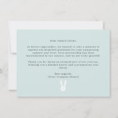 モダン企業のハッピーイースターパステルの色 シーズンカード (裏面)