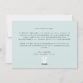 モダン企業のハッピーイースターパステルの色 シーズンカード (裏面)