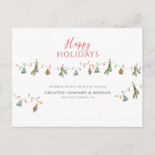 モダン企業の業務 シーズンポストカード (正面)