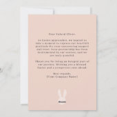 モダン企業の芸術的ハッピーイースター シーズンカード (裏面)