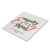 モダン休日ミニマルメリーリスト タイル (側面)