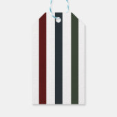 モダン休日引用文平和と喜び ギフトタグ (裏面)