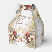 モダン休日花ギフトボックス フェイバーボックス (裏面サイド)