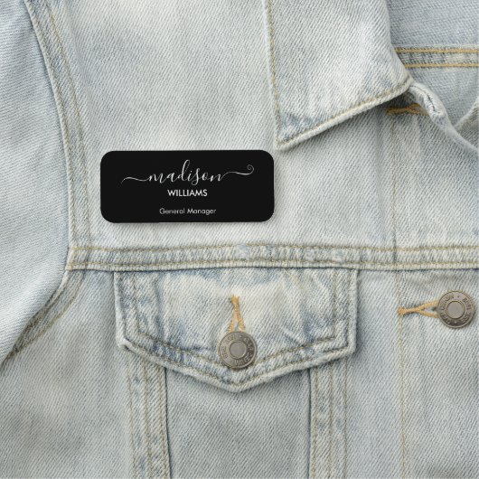 モダン会社員 名札 (インサイチュ)