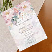 モダン伝統的水色ピンクフローラ結婚ズ