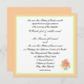 モダン伝統的結婚 招待状 (正面/裏面)