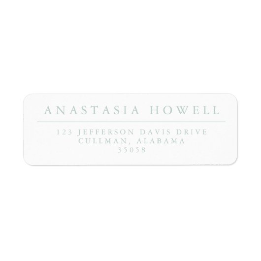 モダン住所 シール (正面)