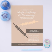 モダン体コンタリング体スカルプトマッサージ チラシ (シングル)