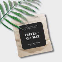 モダン体スエレガントクラブ黒製品ラベル