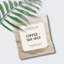 モダン体スクラブエレガントニュートラル製品ラベル