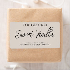 モダン体バシンプルタエレガント化粧料 ラベル