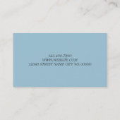 モダン体ビルダパーソナルトレーナーフィットネス 名刺 (裏面)