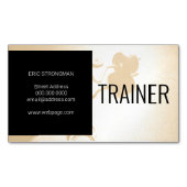 モダン体刺激を受けた動 マグネット名刺 (正面)