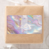 モダン体浴型ホログラフィック成分美しい ラベル (インサイチュ)