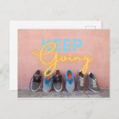 モダン保行やる気を起こさせるく ポストカード (正面/裏面)