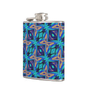 モダン先住民アメリカン26包まれたフラスコ フラスク (左)