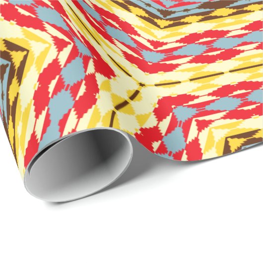 モダン先住民アメリカ10ラッピング紙 ラッピングペーパー (ロールコーナー)