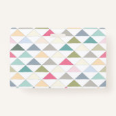 モダン先生教育者スタッフの写真ID カラフル バッジ (裏面)