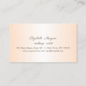 モダン光エレガント、ハートロイヤリティカード ロイヤリティカード (裏面)