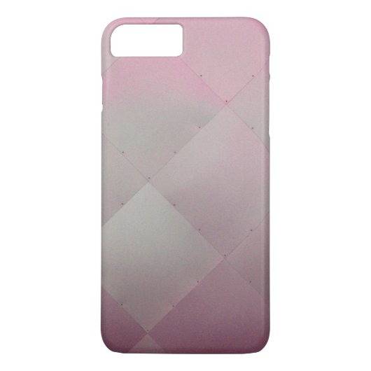モダン光沢市松模様に金属ピンク Case-Mate iPhoneケース (裏面)