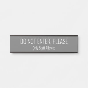 「モダン入らないでください」 サインプレート